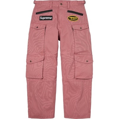 パンツ Supreme Vanson Leathers Cordura Pant 32 Supreme x Vanson Leathers Cordura Pant Camo Black Pink 3colors