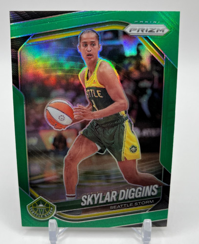 2025 Panini Prizm WNBA Skylar Diggins #123 Green Prizm