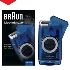 Braun M60b Mobile Battery Powered Electric Shaver for Men