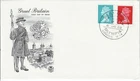 1969 (6 January) 4d And 8d Definative FDC With Daily Mail Show Olympia Handstamp