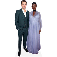 Joshua Jackson And Jodie Turner-Smith (Duo 2) Mini Celebrity Cutout