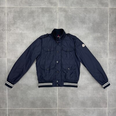 モンクレール　DELONIX　ナイロンジャケット　ネイビー　3サイズ 中古・古着通販】MONCLER (モンクレール) ナイロンジャケット ネイビー