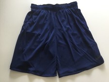 Nike Men DriFIT Training Shorts side pockets CN9766 492 Standard Fit Blue Size M