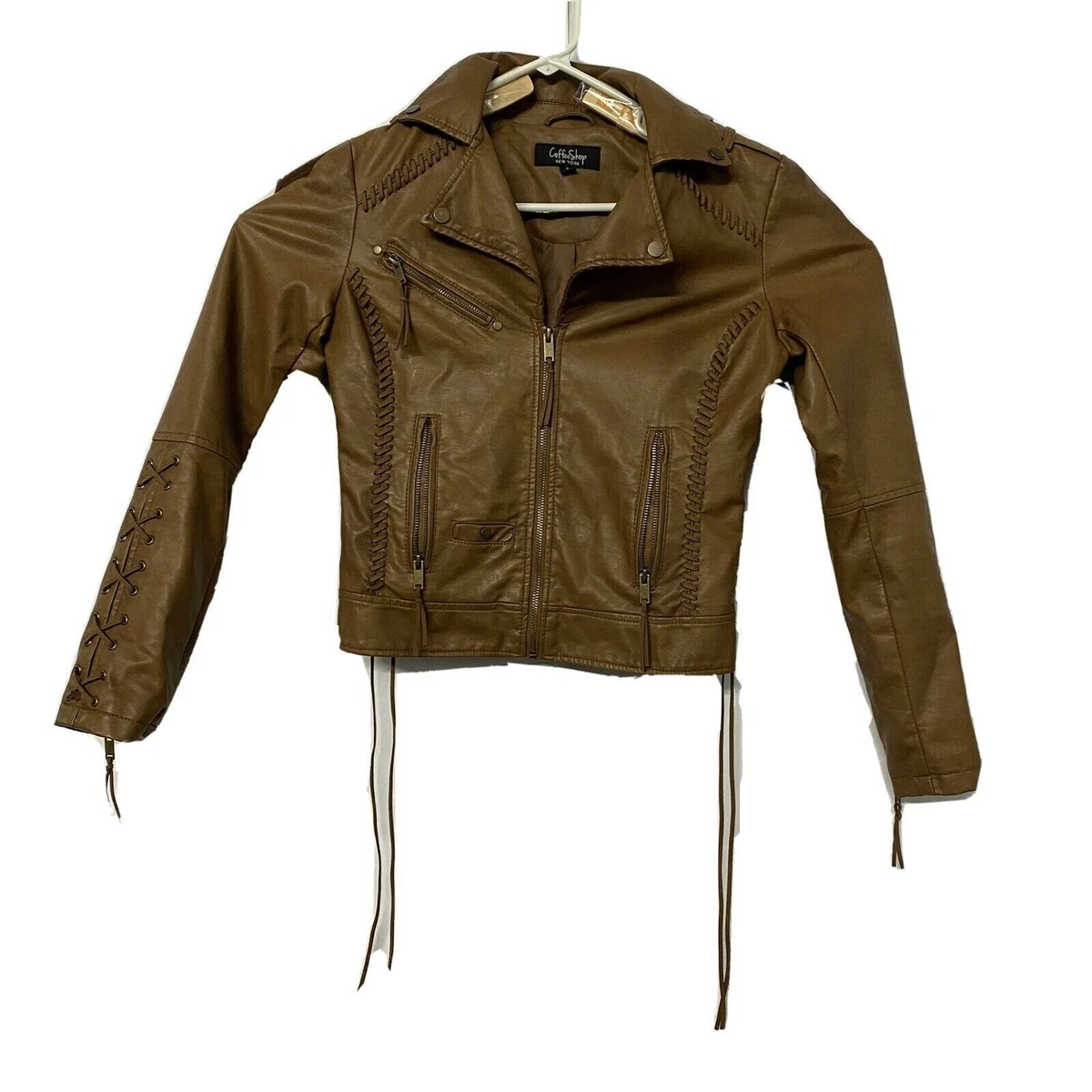 Leather jacket for girl online cheap shopping