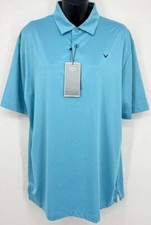 Callaway Mens Blue Golf Polo Opti-Dri Medium NEW Short Sleeve Collared Athletic