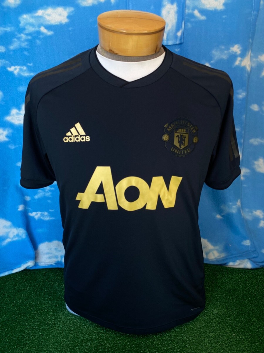 Manchester United adidas シャツ 青 adidas Manchester United UBP Short Sleeve T-shirt Blue