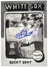 2024 Topps Spotlight by Andy Friedman - Bucky Dent - Autograph Grayscale /49