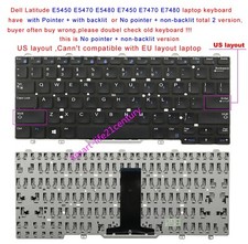 New for Dell Latitude 3340 3350 E7450 E5470 E5450 E5480 US keyboard Non-backlit