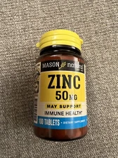 Mason Natural Vitamins Zinc 50mg Tablet - 100 Count