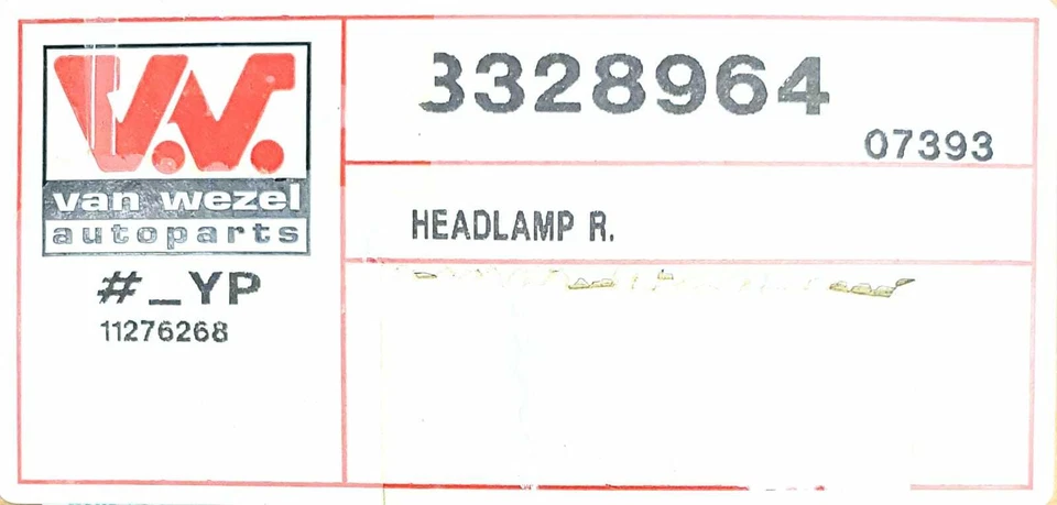 1X Faro delantero derecho VAN WEZEL 3328964 para NISSAN Micra III (K12) Foto 4 de 4