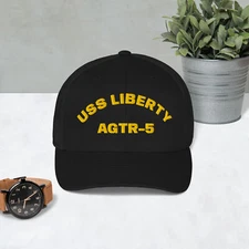 USS Liberty AGTR-5 US Navy Trucker Cap Hat