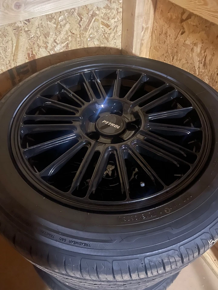 Sharp tires with rim set.great stored in shed for last 5 months on new car for 3 - Image 2 of 3