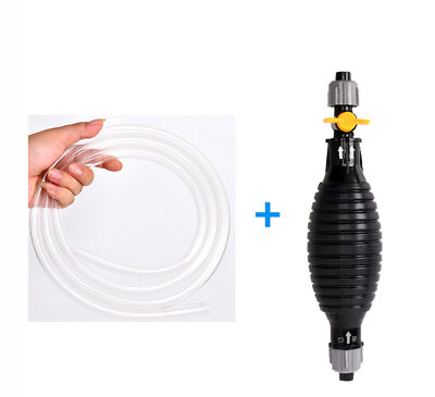 6.56Ft Multi-use Hand Siphon Pumpe mit Flow Switch und Knopf Befestigung Buck