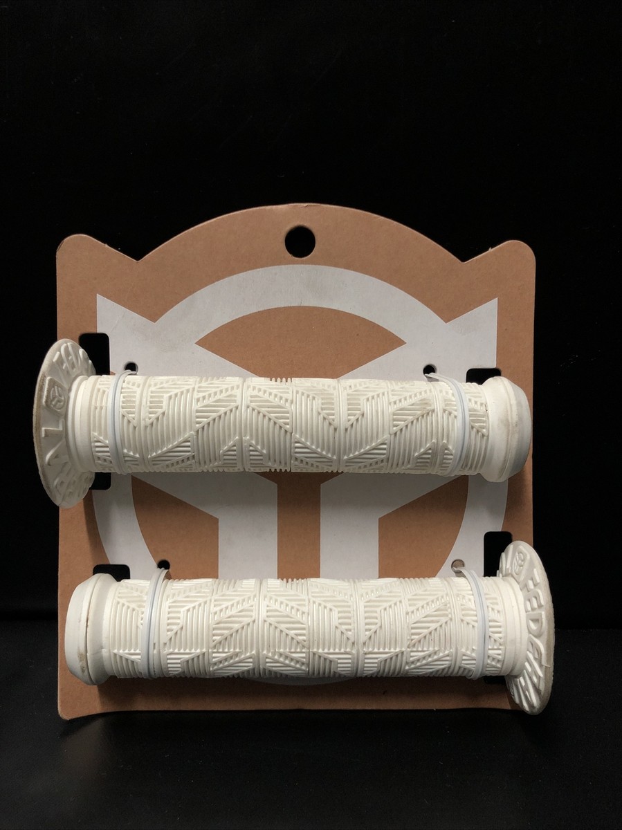 【BASSER】elite grips 1SPEED Federal White Battle Grips Bmx Fit: freestyle Bike Fixed Gt