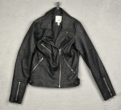 Leather Jacket Womens River Island Jacket Buy River Island Black Quilted  Faux Leather Biker Jacket From The