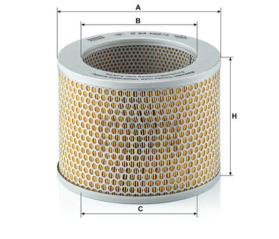 MANN-FILTER Luftfilterelement C 24 165/3