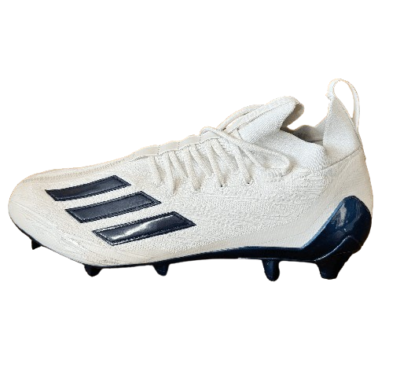 Adidas Adizero Primeknit White/Navy Blue Football Cleats  display picture 3