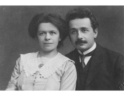 Albert Einstein & Frau Mileva Marić Wissenschaftler Genie Bild Fotodruck 4''x6''