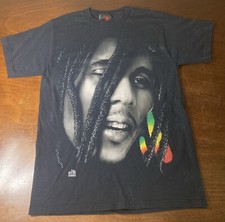 Bob Marley Vintage Zion Rootwear Tee T Shirt Size Medium Reggae Music