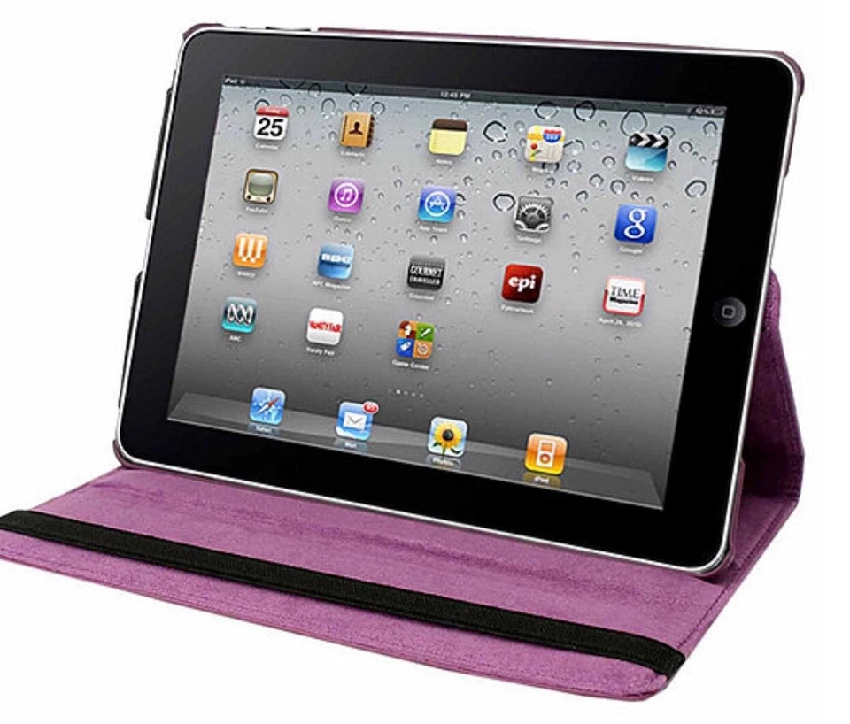 For Apple iPad Mini 1 2 and 3 360 Protective Case cover rotating with Strap - Image 2 of 3