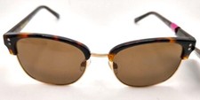 Foster Grant DELANEY Tortoise Brown Gold Fashion Sunglasses NEW