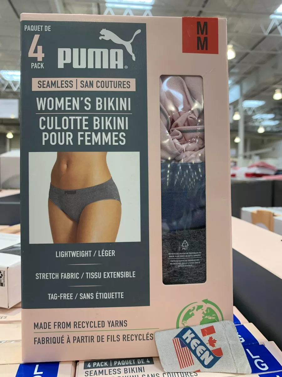 4PK, M, PUMA CANADA women's Bikini Underwear