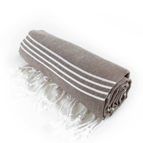 Hencely Striped Beach Towel – Lightweight Cotton Towel for Travel & Pool - Bild 196 von 206