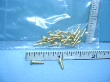 Miniature Brass Flat Head Screws #1 (25 pcs) ...