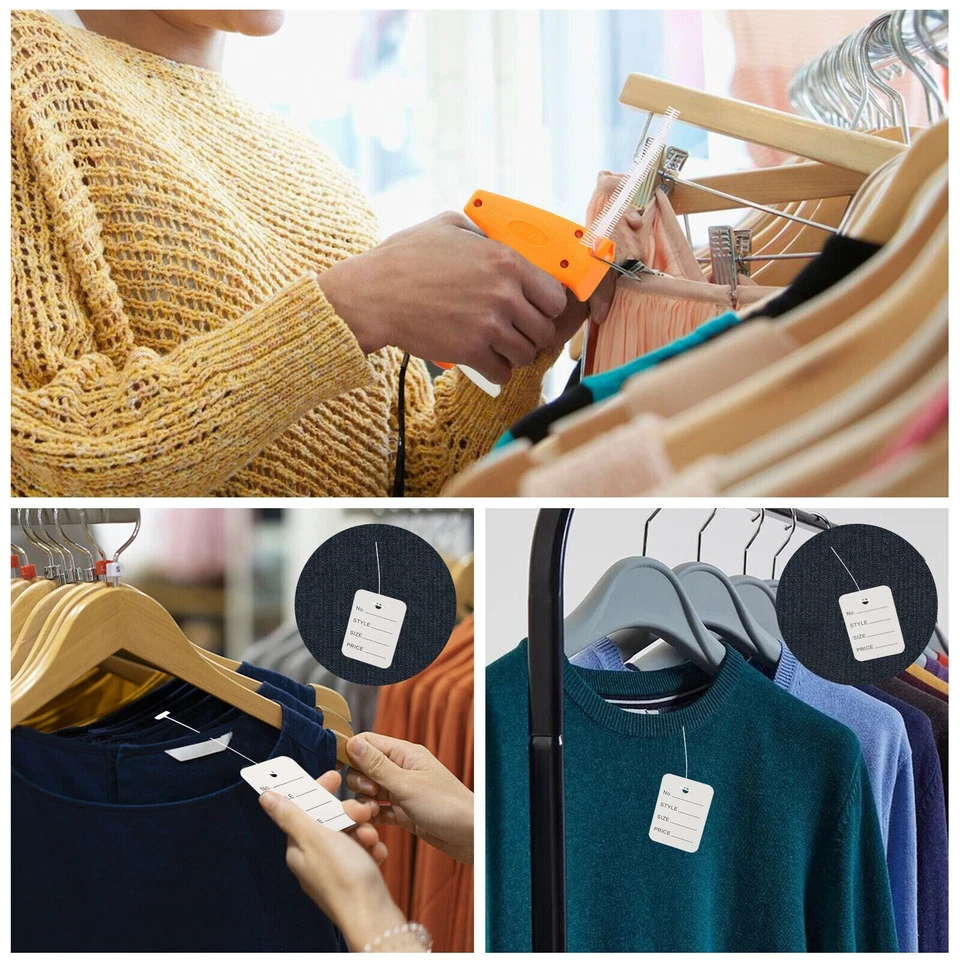 PISTOLA ETIQUETADORA ETIQUETA PRECIO ROPA ROPA CON 2000 PÚAS 1 AGUJA  Foto 4 de 4