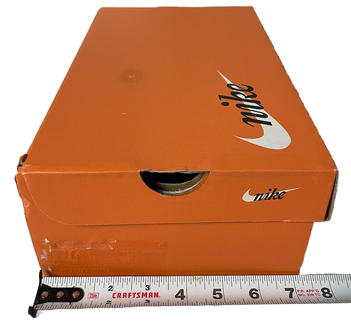 NIKE MENS RETRO SHOE BOX ORANGE (BOX ONLY) USE AS