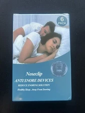 Noseclip ANTI SNORE DEVICES 6 Pack