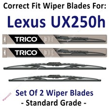 Wiper Blades 2-Pack Standard Wipers - fit 2019+ Lexus UX250h - 30260/160
