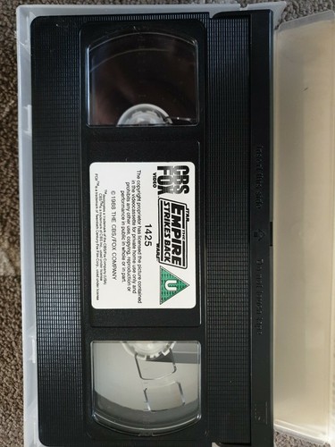STAR WARS THE EMPIRE STRIKES BACK VHS VIDEO RARE 1988 CBS FOX - Picture 3 of 3
