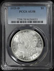 1921-D $1 Morgan Silver Dollar PCGS AU 58