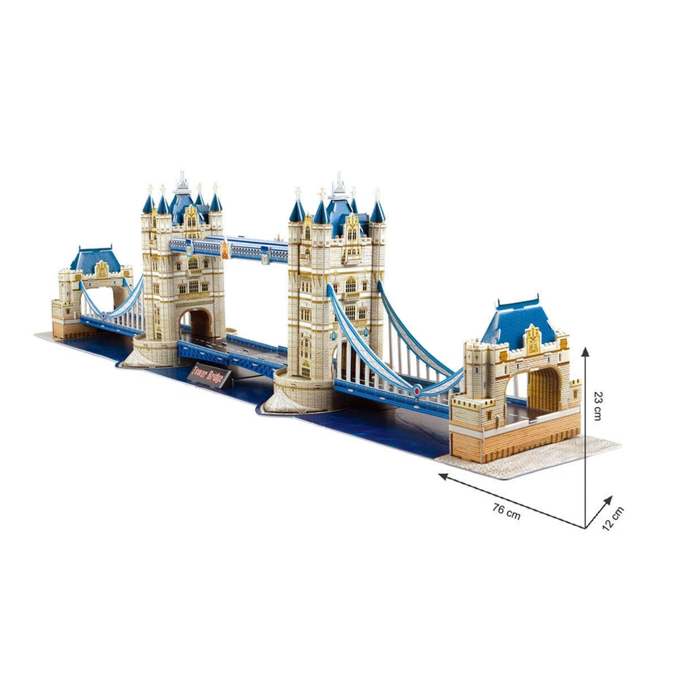 Cubic Fun Tower Bridge 120pcs 3D Puzzle DIY Architecture Model Building Kit - Image 2 of 4