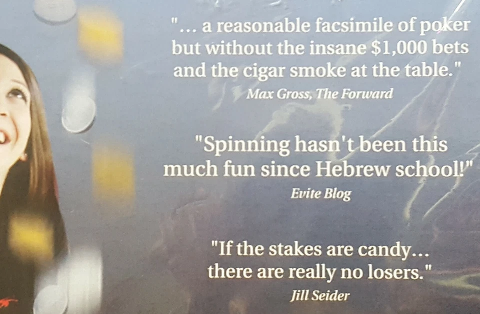 Jewish Educational Toys - No Limit Texas Dreidel Card Game, Deluxe Edition - NEW - Image 4 of 4