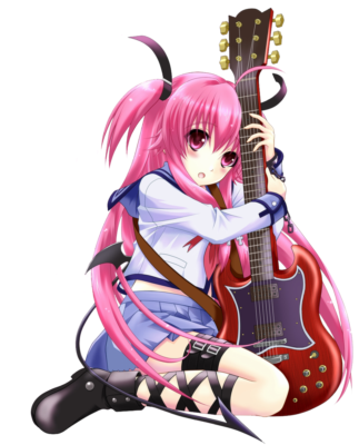 Yui Angel Beats Weatherproof Anime Sticker 6