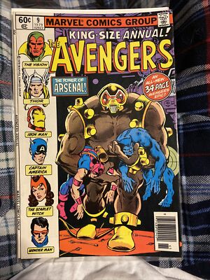 The AVENGERS #9 Annual King Size (1979) Marvel.