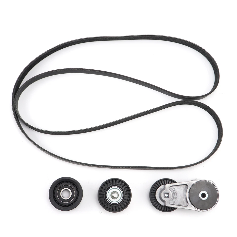 Polea loca + tensor de correa para VW Town & Country 5184617AD Ram 1500 Jeep Dodge Foto 2 de 4