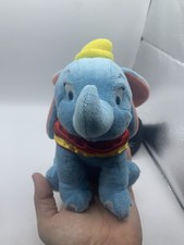 Disney DUMBO Stuffed Animal Baby Blue The Flying Elephant Plush 8  