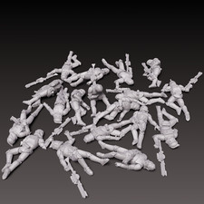 Star Wars Legion Clone Trooper Marksmen - Proxy Models - Dead Clones
