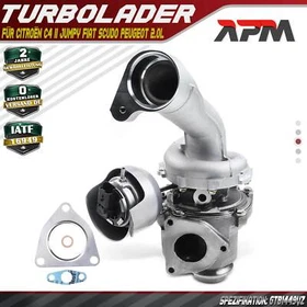 Turbolader Abgasturbolader für Citroën C4 II Jumpy Fiat Scudo Peugeot 308 I 2.0L