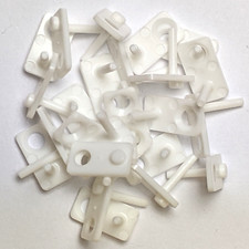 OS3 Lightning Rod Guide Pins. For Aurora ThunderJet and DASH Chassis. 25 White 