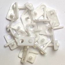 OS3 Lightning Rod Guide Pins. For Aurora ThunderJet and DASH Chassis. (25 White)