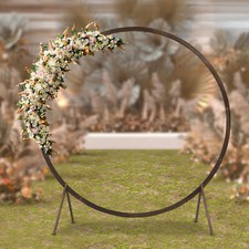 Elegant Wooden Arch for Outdoor Lawn Wedding Party Solid Structure Plant Stand