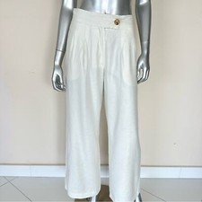 NWT  Elie Tahari women linen pants US 4 Retail 328 