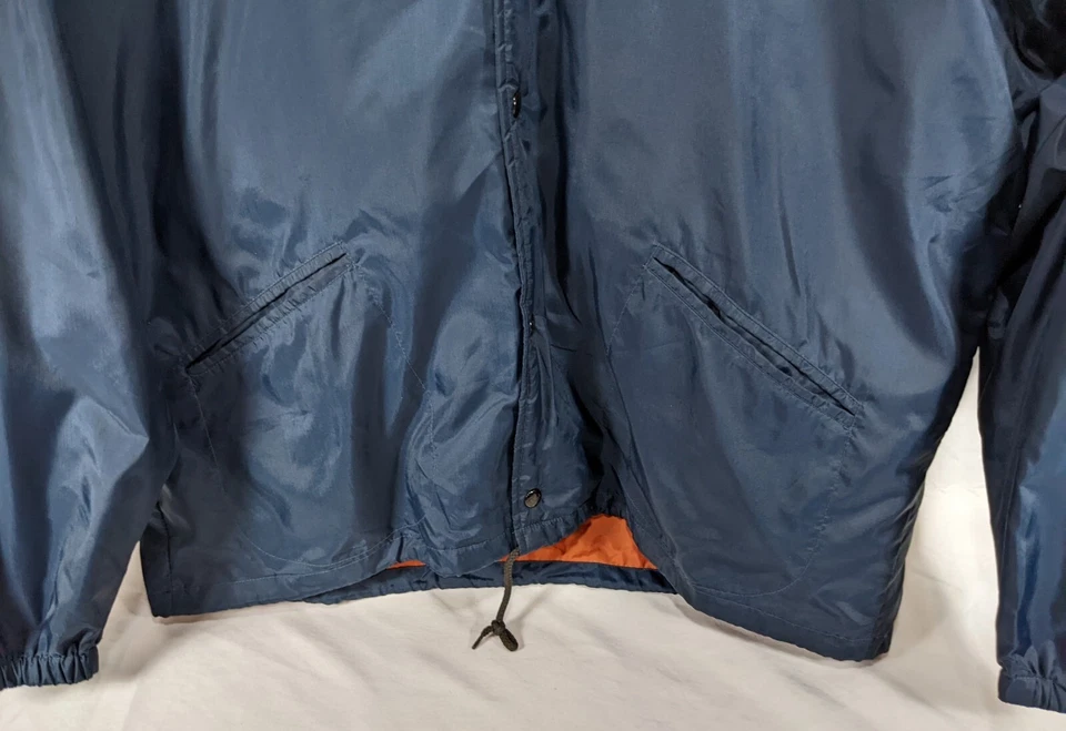 Chevignon Togs Unlimited Athlete Blue Removable Layer W/Hoodie XXL Rare VTG 🏈 - Image 3 of 4