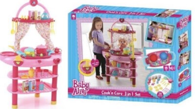 Baby Alive Puppe 3 in 1 Cook N Care Spielset MIT PUPPE Zauber Eis