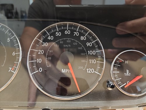 2004-2006 CHRYSLER SEBRING SPEEDOMETER INSTRUMENT CLUSTER 48K MILES 04602472AA - Picture 6 of 12