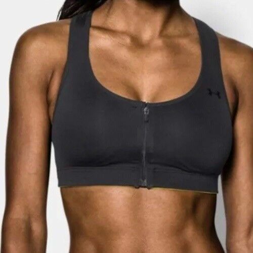 under armour zipper sports bra